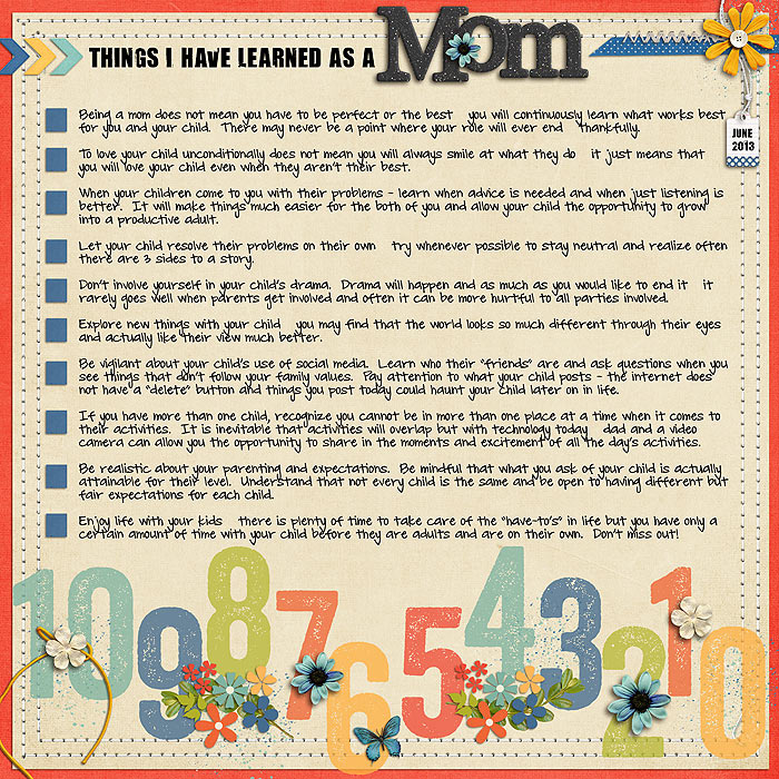 Things I Have Learned as a Mom
