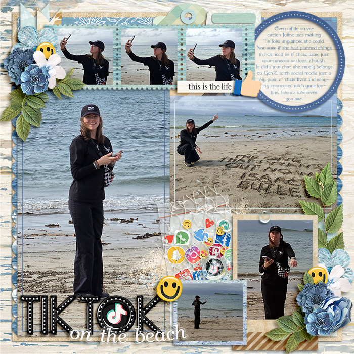 TikTok (on the beach)