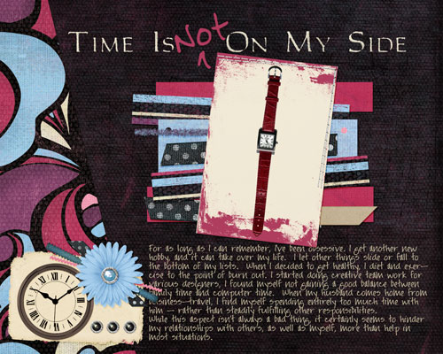 Time is NOT on my side