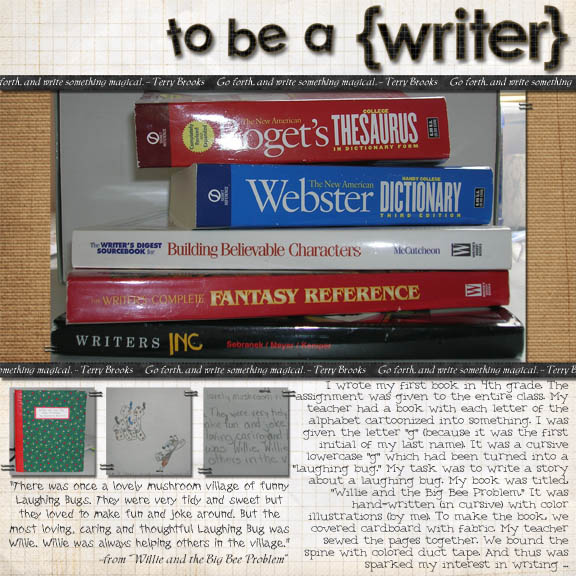 to be a writer