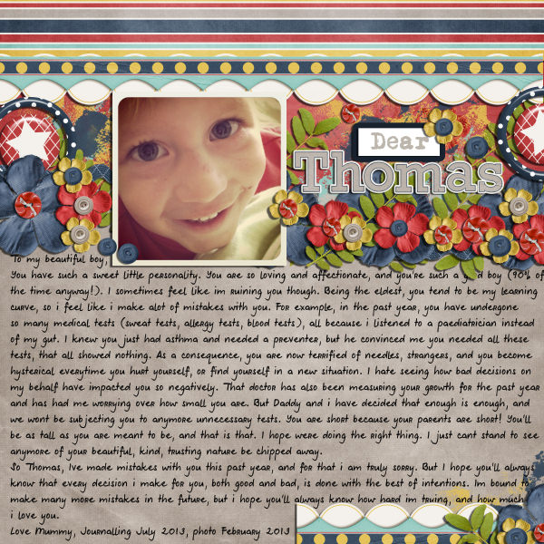To my beautiful boy