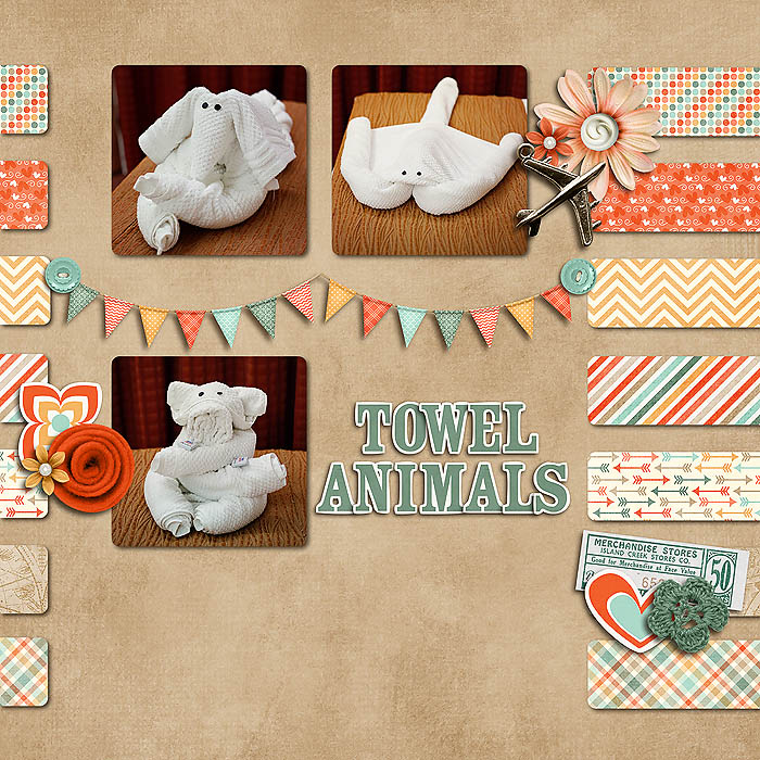 Towel Animals (left)