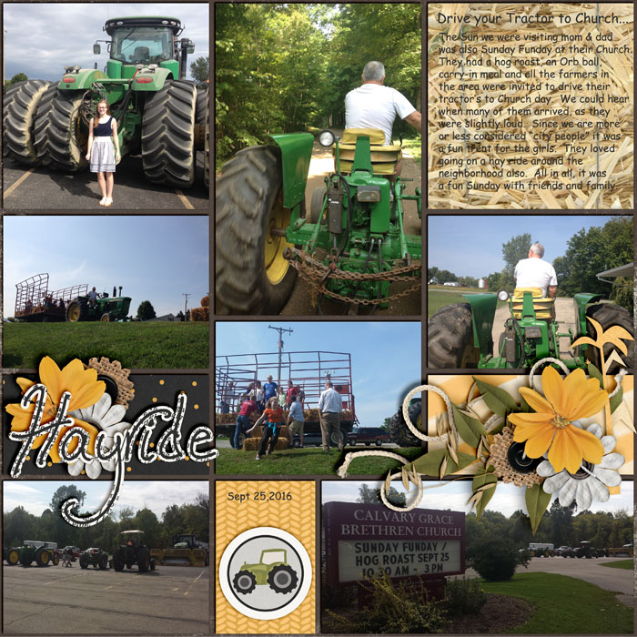 Tractor to Church