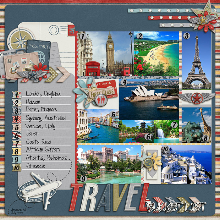 Travel Bucket List