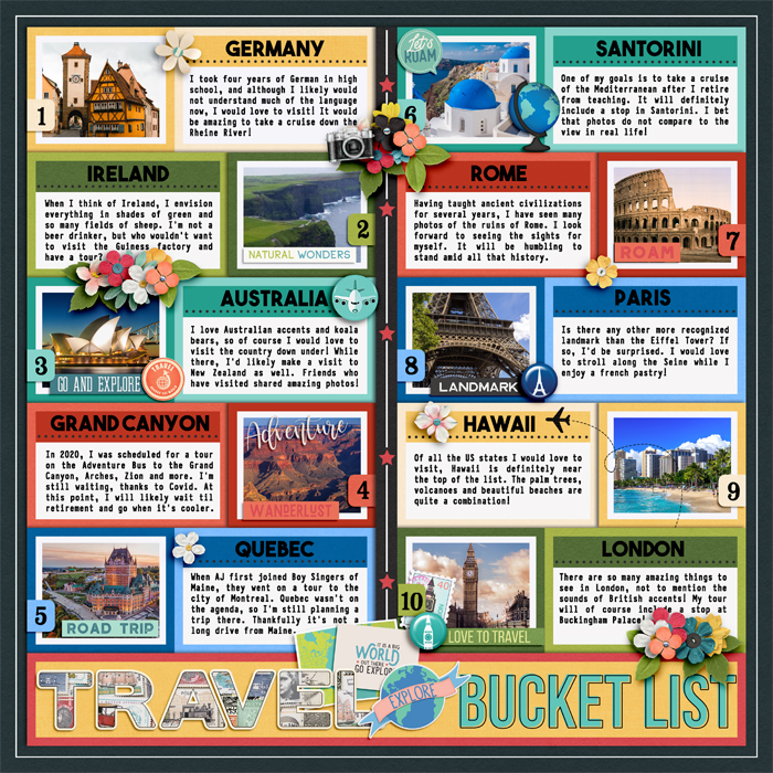 Travel Bucket List