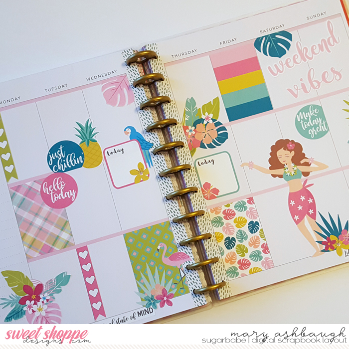 Tropical Planner Spread
