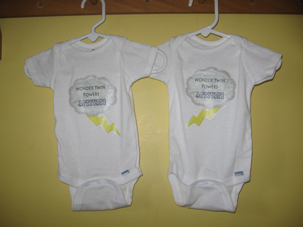 Twin onesies