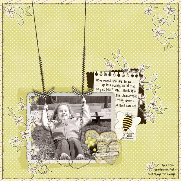 Up in a Swing