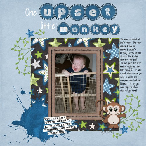 Upset little monkey