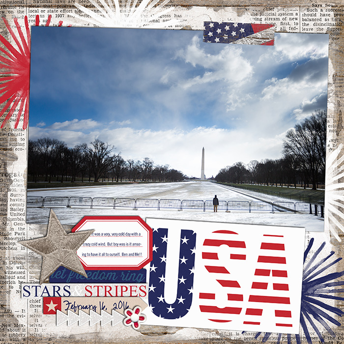 USA on a Cold Day