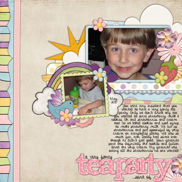 very fancy tea party