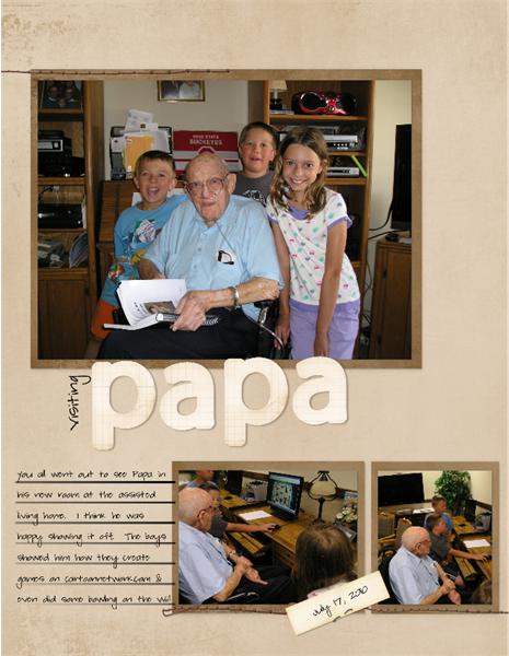 Visiting Papa