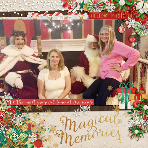 Visiting Santa & Mrs. Claus 2015
