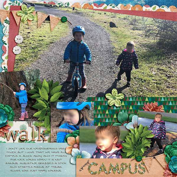 Walk around campus