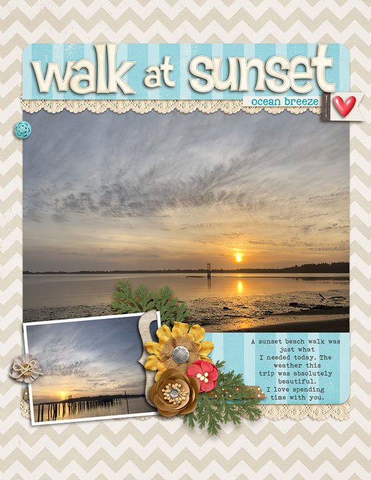 Walk at Sunset