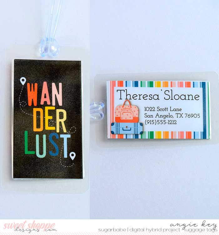 Wanderlust Luggage Tag