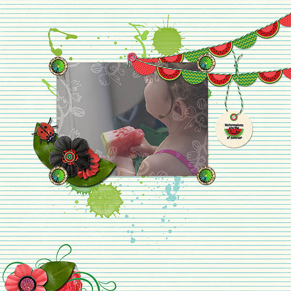 Watermelons are smiles in the summer