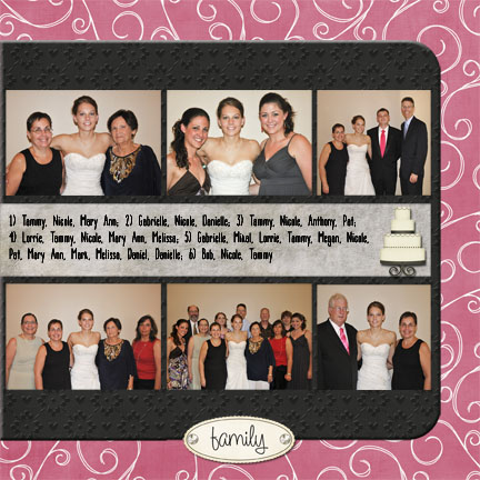 Wedding:  Family