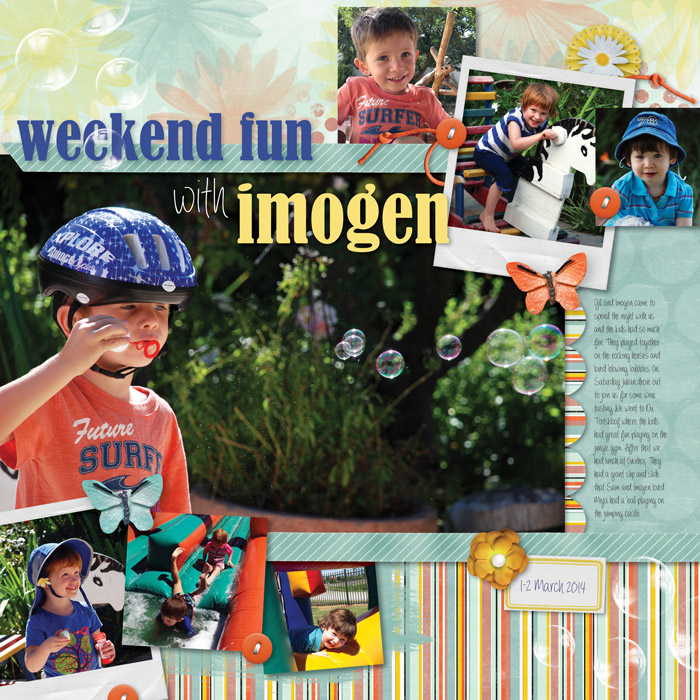 Weekend fun with Imogen
