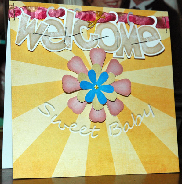 Welcome Baby card(hybrid card #17)