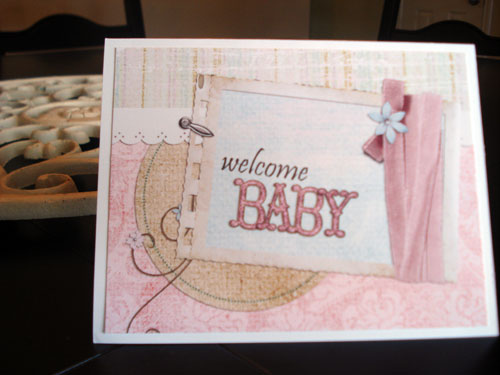 Welcome Baby hybrid card