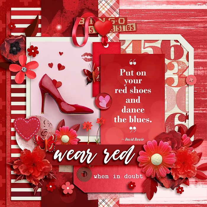 When in doubt, wear red!