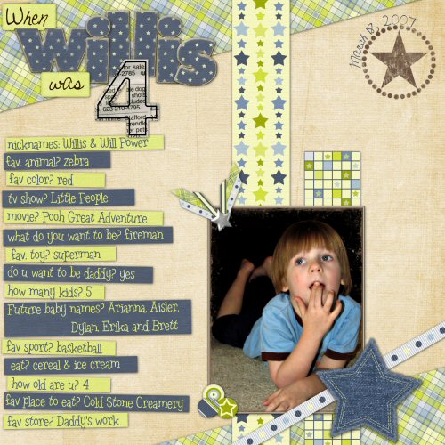 when willis was 4