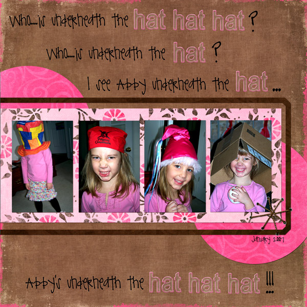 Who...is underneath the hat, hat, hat?
