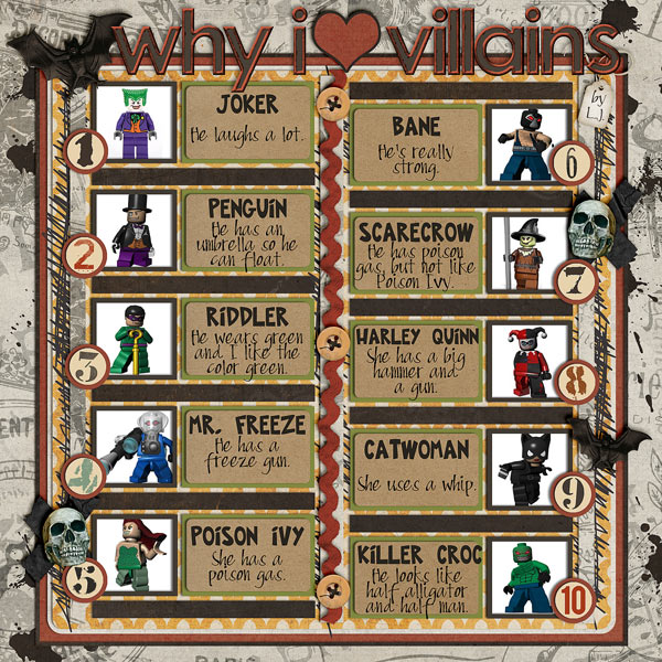 why i love villians