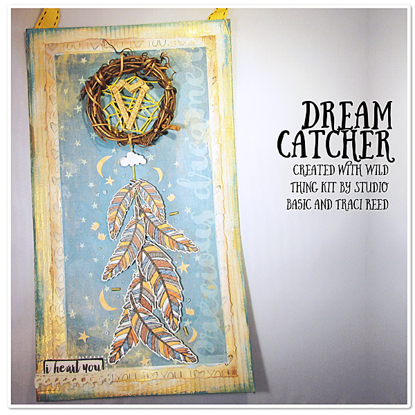 Wild Dream Catcher plaque