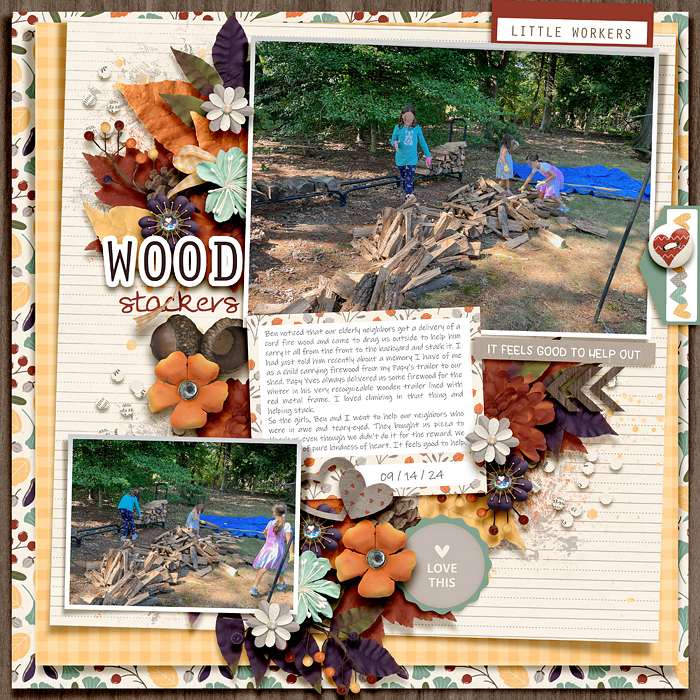 Wood stackers