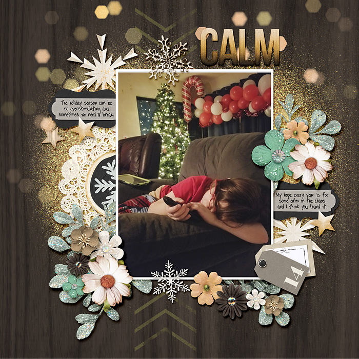 word for the holidays - calm
