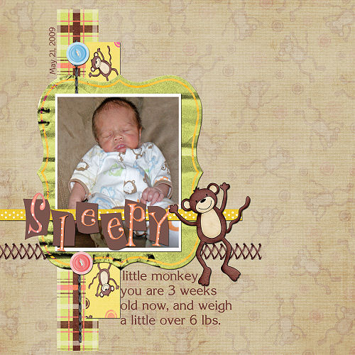Xyler Sleepy Monkey