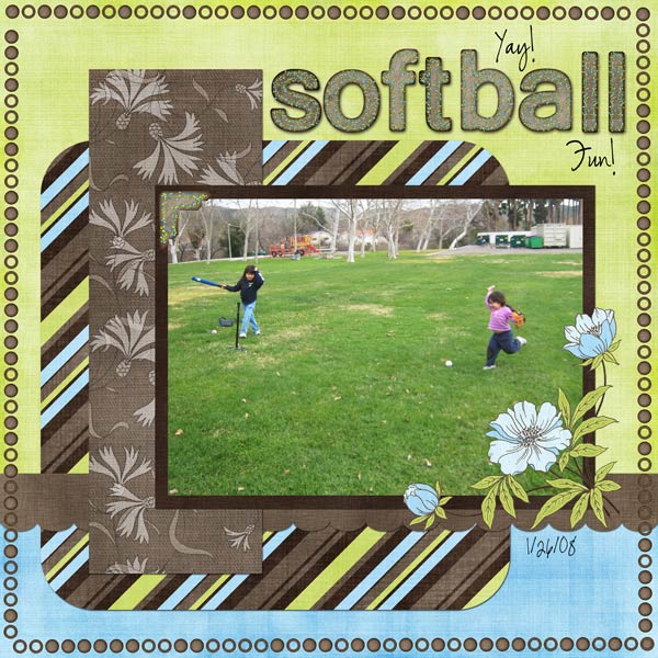 Yay! Softball fun!