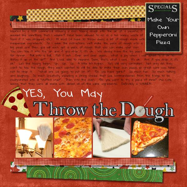 Yes, You May Throw The Dough