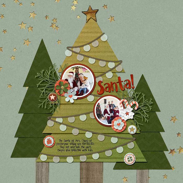 Yesteryear Village Santa