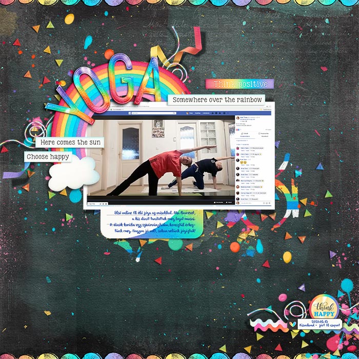 Yoga rainbow