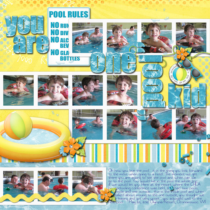 you are one "pool" kid