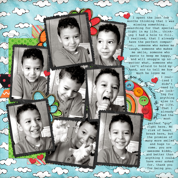 you are the rainbow of my life