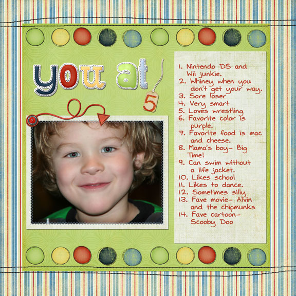 You at  5