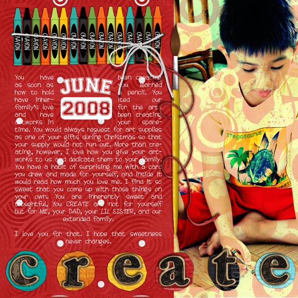 You Create For Us