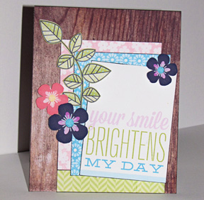 Your Smile Brightens My Day card