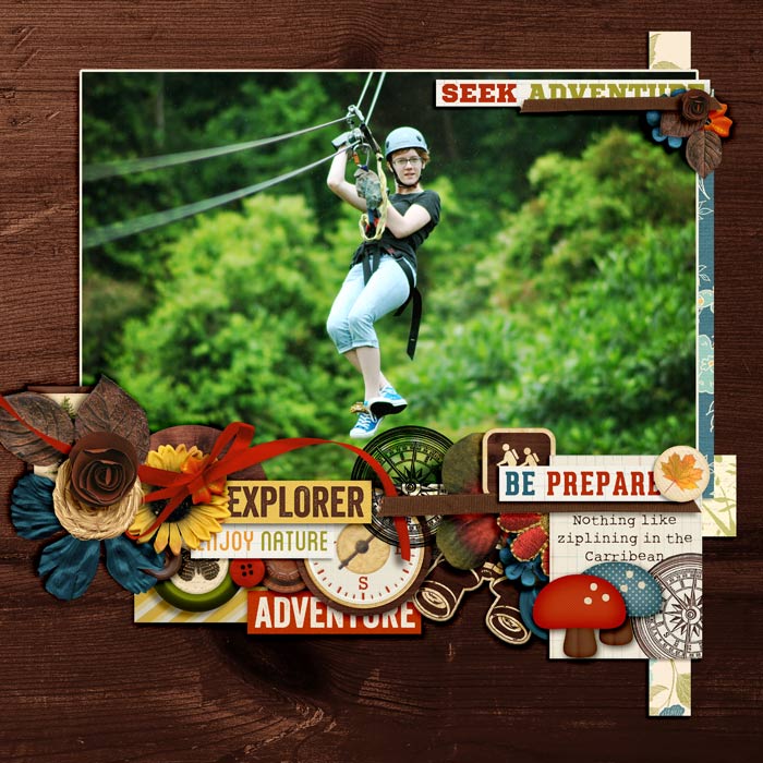 Ziplining