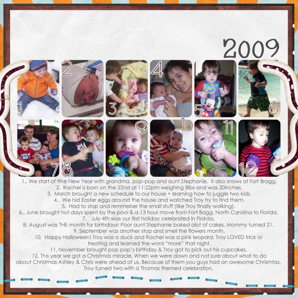 A layout to review 2009