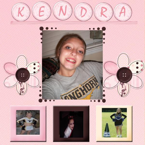 My daughter Kendra