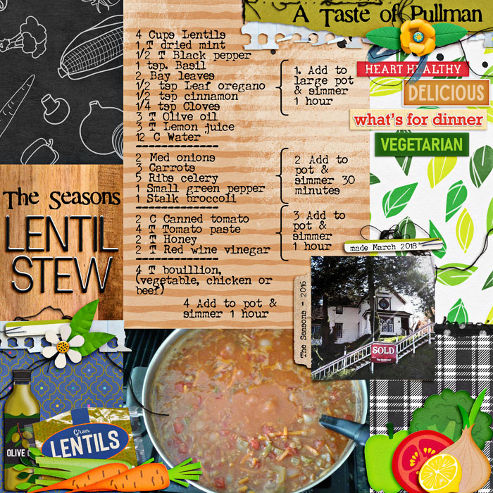 The Seasons Lentil Stew
