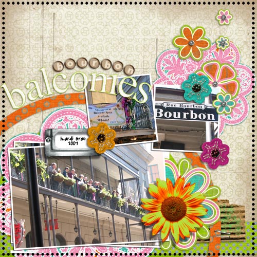Bourbon-balconies