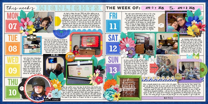 a week in the life