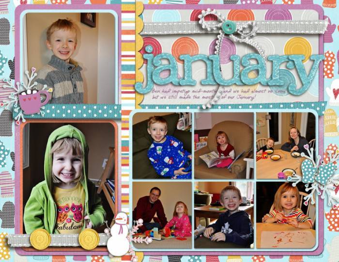 January Calendar Page