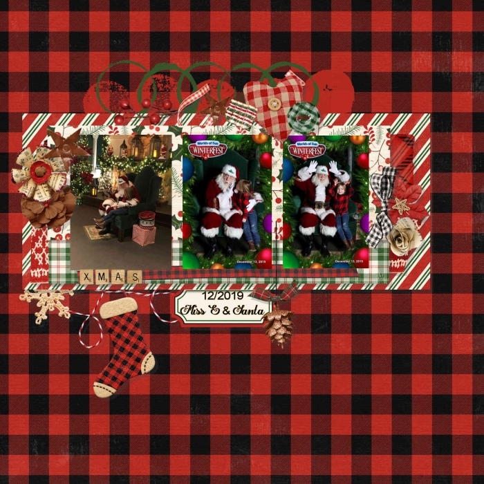 Miss E &amp; Santa